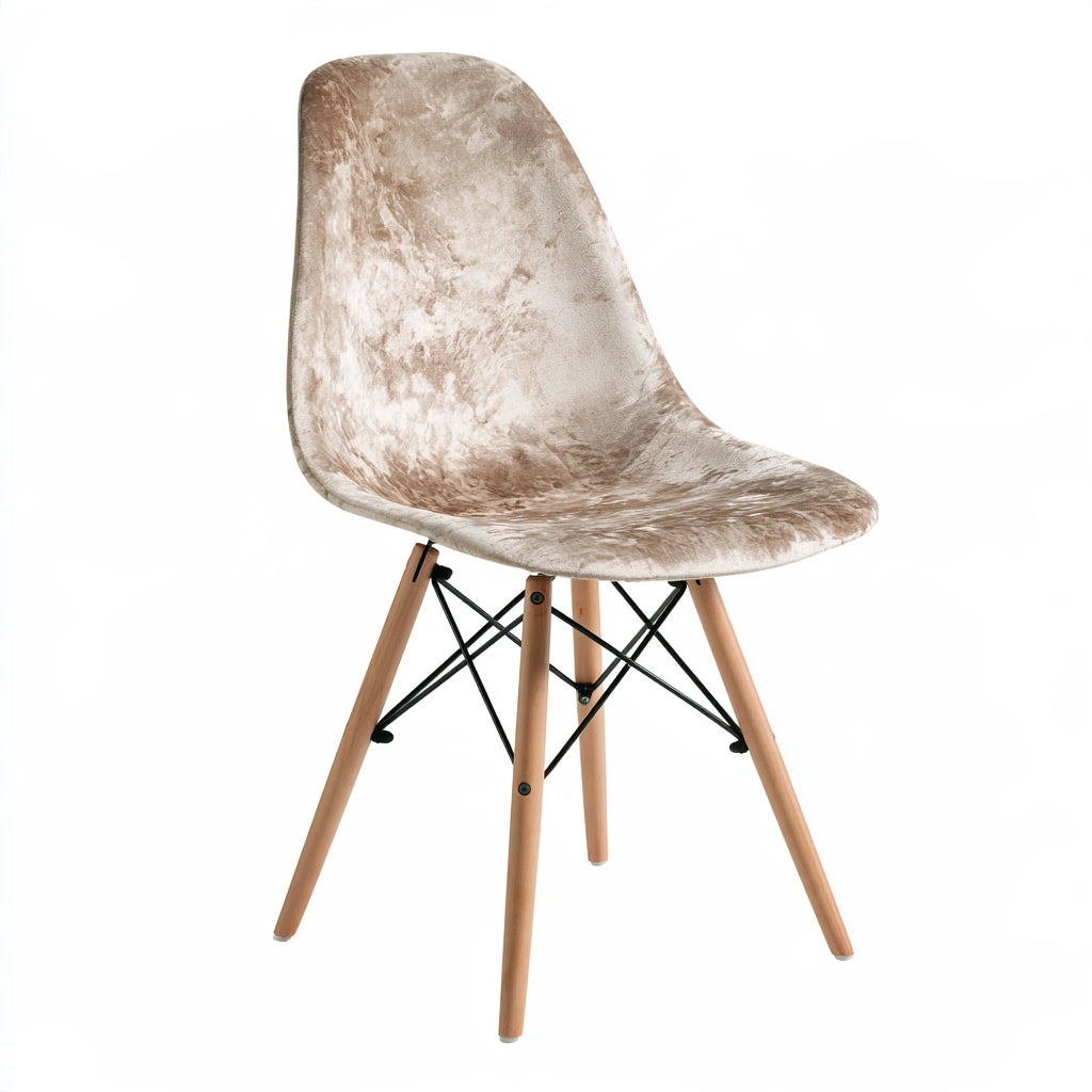 Chaise d'appoint aux lignes épurées, coloris gris